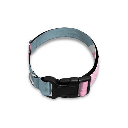 Sweet Cotton Candy Print Dog Collar