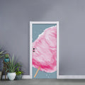Sweet Cotton Candy Print Door Sticker