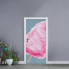 Sweet Cotton Candy Print Door Sticker