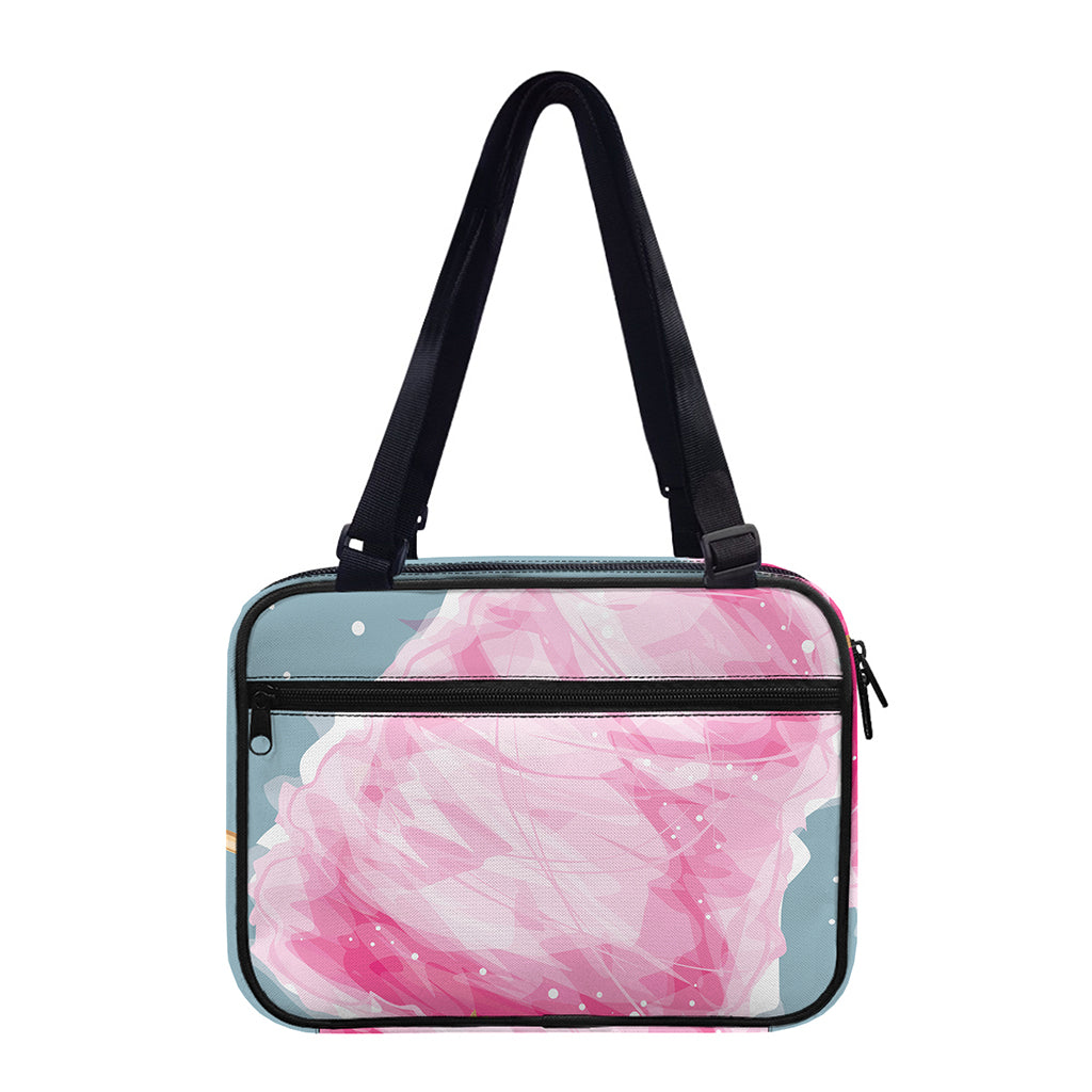 Sweet Cotton Candy Print Double Strap Bible Bag