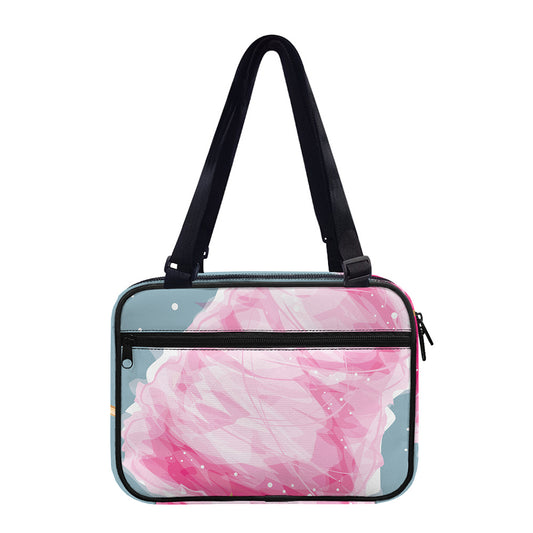 Sweet Cotton Candy Print Double Strap Bible Bag