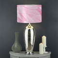 Sweet Cotton Candy Print Drum Lamp Shade