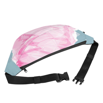 Sweet Cotton Candy Print Fanny Pack