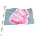 Sweet Cotton Candy Print Flag