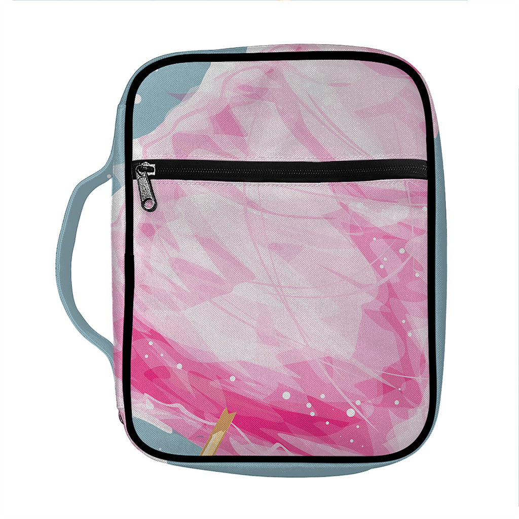 Sweet Cotton Candy Print Front Pocket Bible Bag