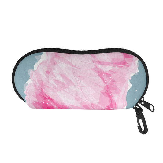 Sweet Cotton Candy Print Glasses Case