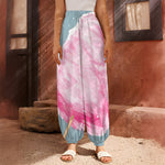 Sweet Cotton Candy Print Harem Pants