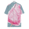 Sweet Cotton Candy Print Hawaiian Shirt