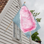 Sweet Cotton Candy Print House Flag