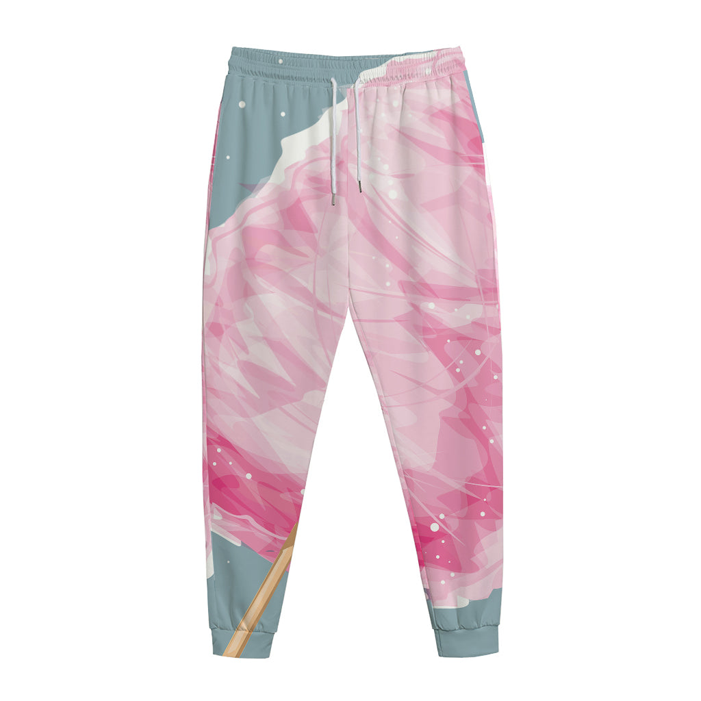 Sweet Cotton Candy Print Jogger Pants