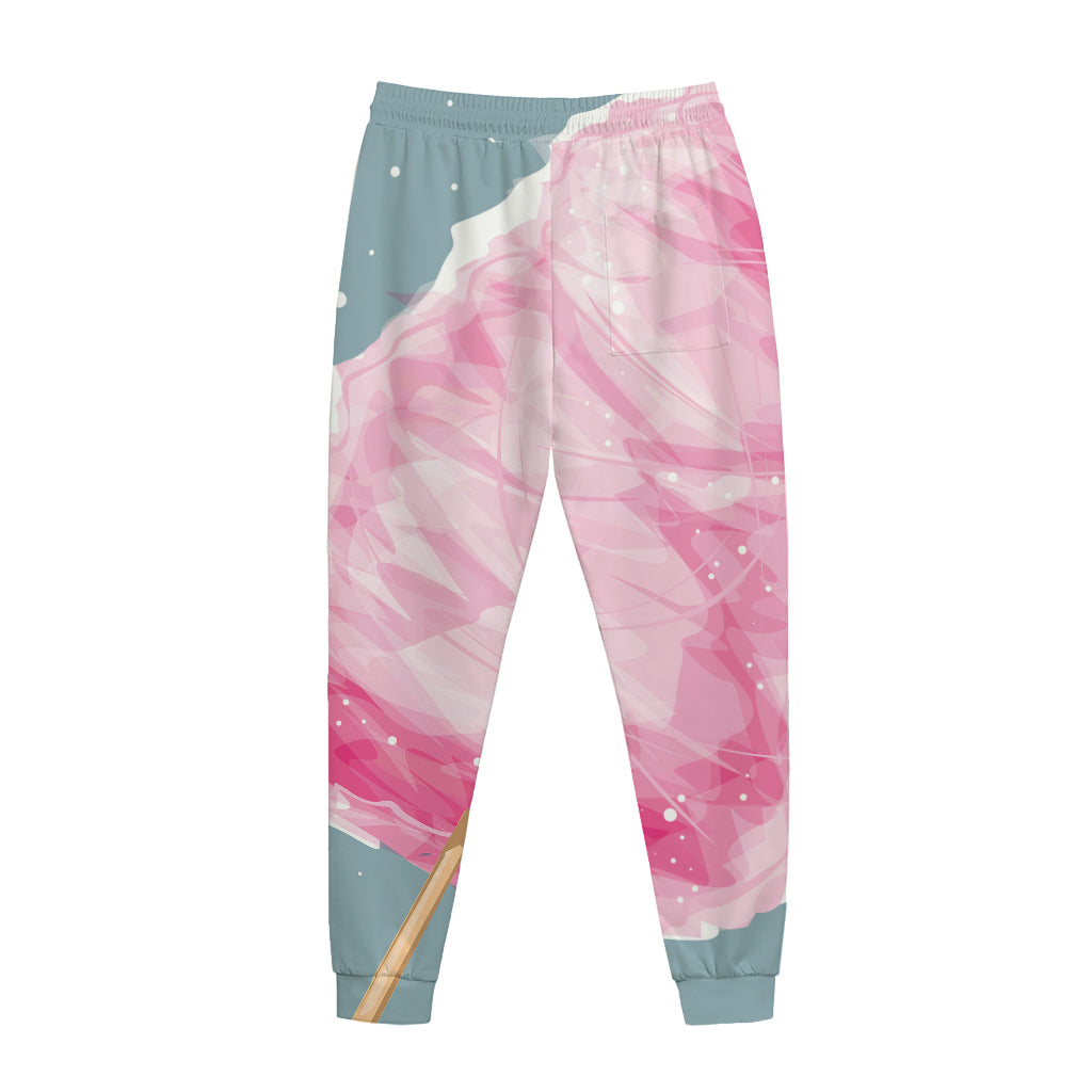 Sweet Cotton Candy Print Jogger Pants
