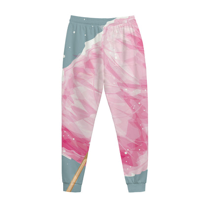 Sweet Cotton Candy Print Jogger Pants
