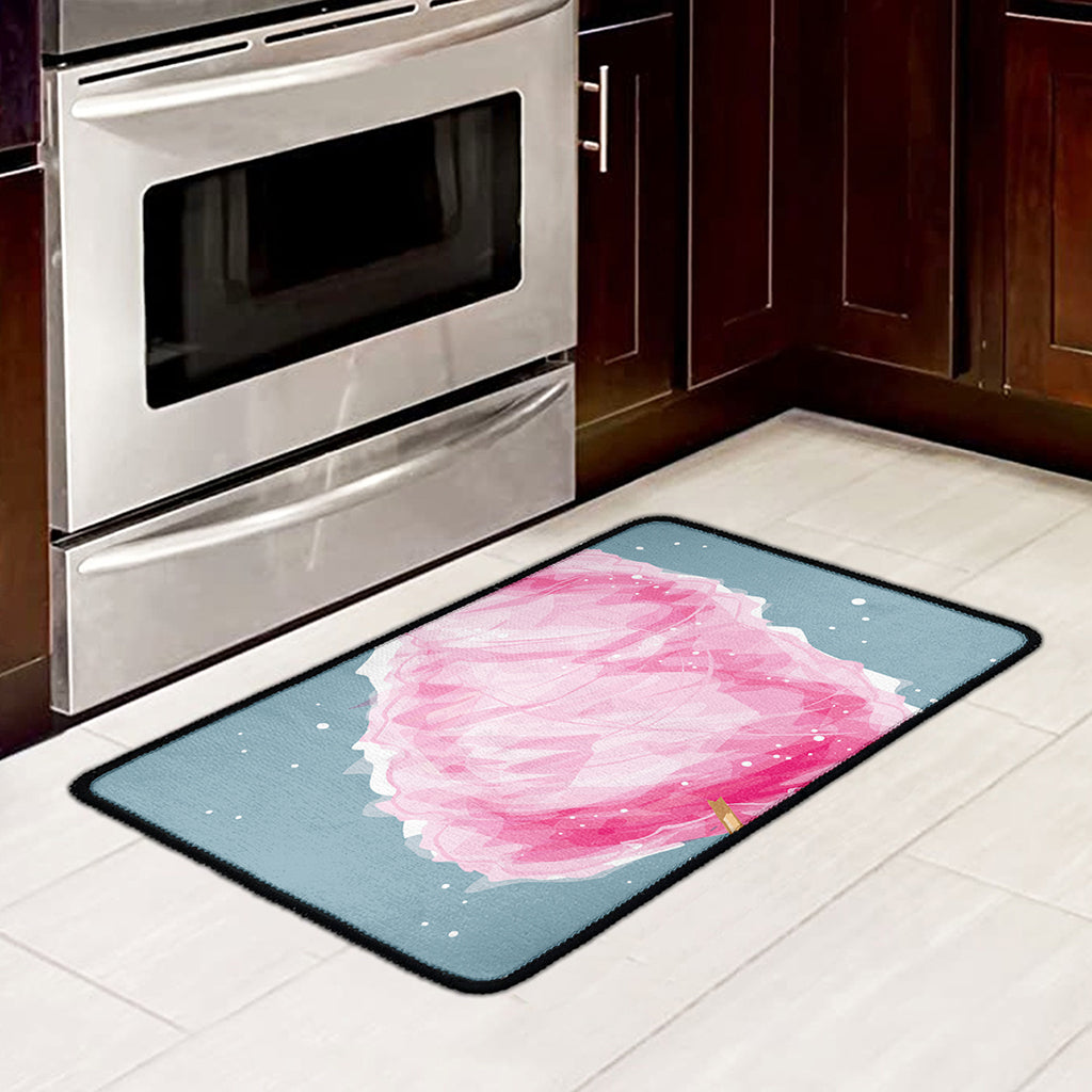 Sweet Cotton Candy Print Kitchen Mat