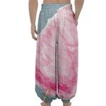 Sweet Cotton Candy Print Lantern Pants