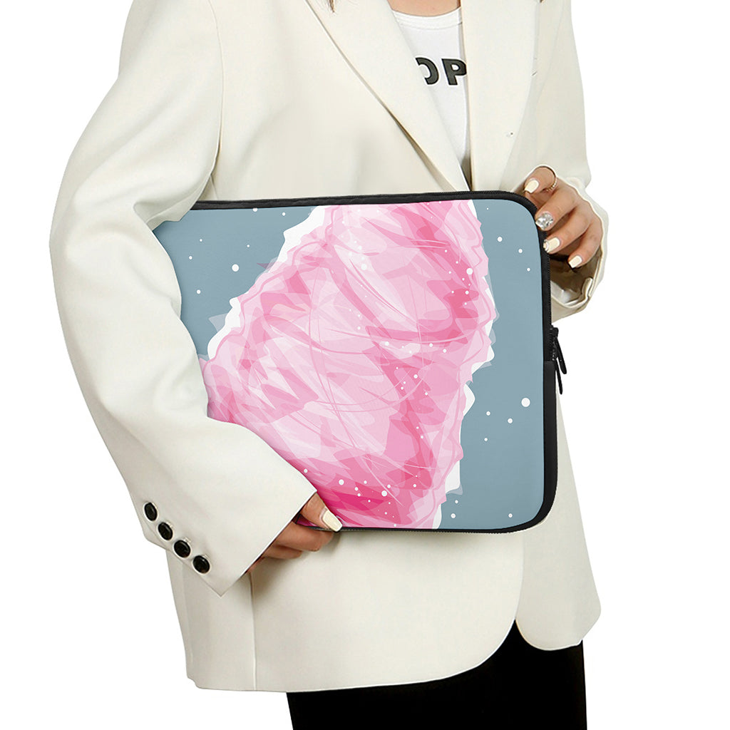 Sweet Cotton Candy Print Laptop Sleeve