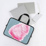 Sweet Cotton Candy Print Laptop Sleeve With Handle
