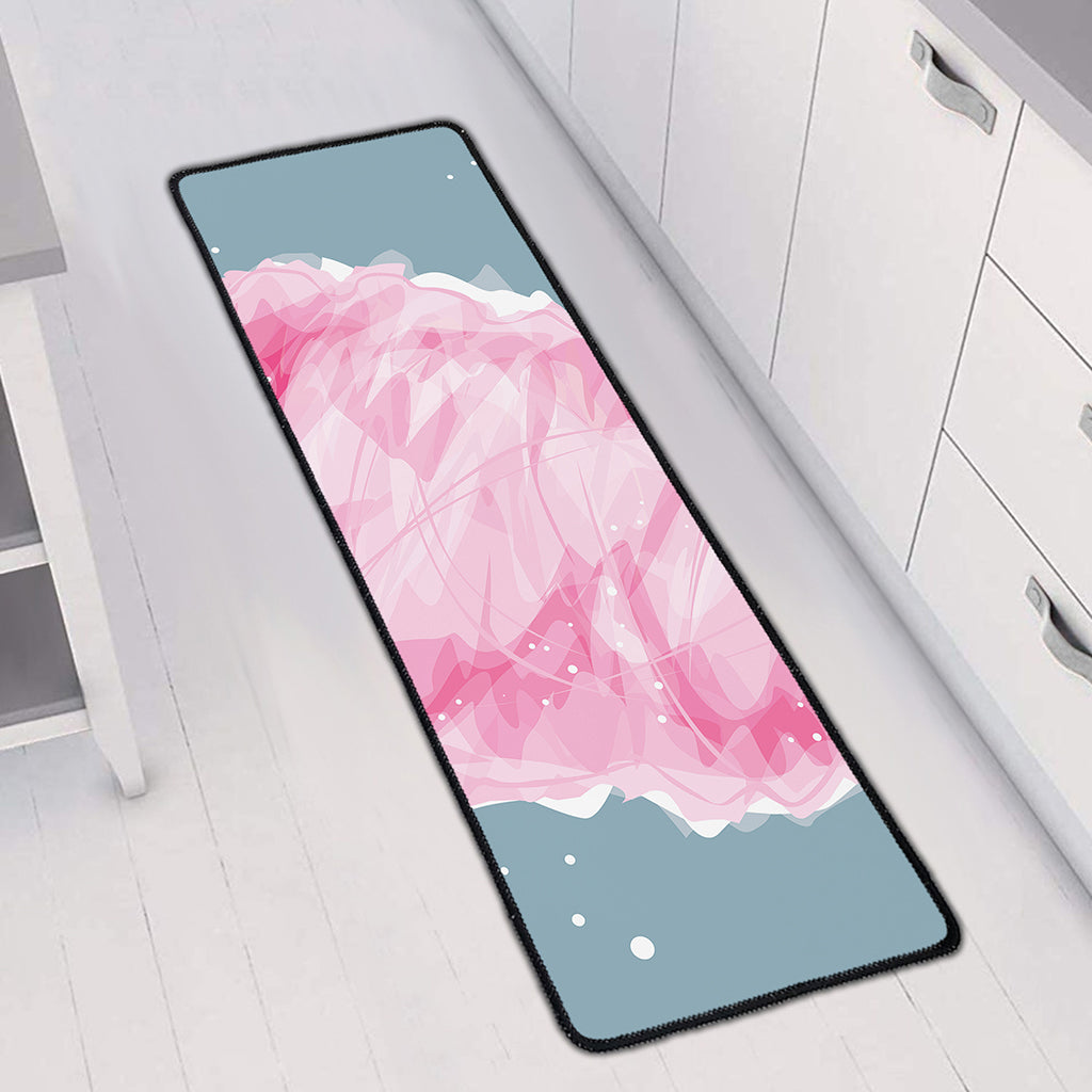 Sweet Cotton Candy Print Long Kitchen Mat