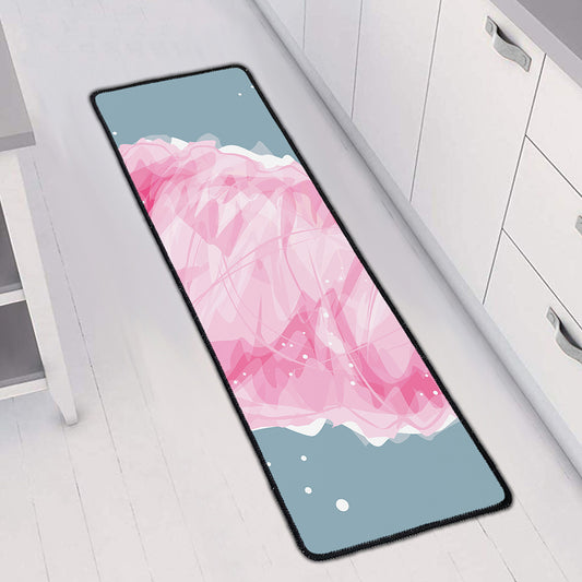 Sweet Cotton Candy Print Long Kitchen Mat