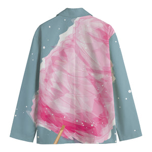 Sweet Cotton Candy Print Men's Blazer