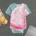 Sweet Cotton Candy Print Men's Bodysuit