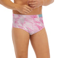 Sweet Cotton Candy Print Men's Briefs