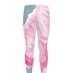 Sweet Cotton Candy Print Men's leggings
