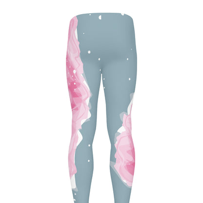 Sweet Cotton Candy Print Men's leggings