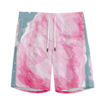 Sweet Cotton Candy Print Men's Sports Shorts