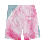 Sweet Cotton Candy Print Men's Sports Shorts
