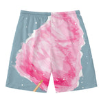 Sweet Cotton Candy Print Men's Swim Trunks