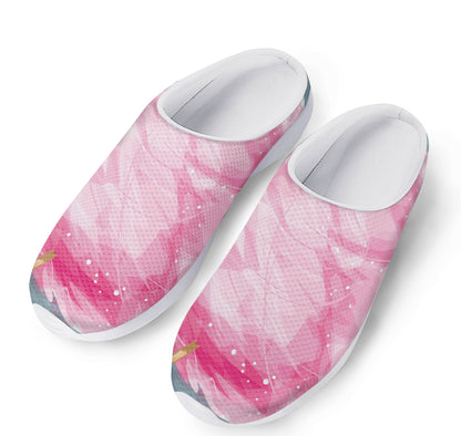 Sweet Cotton Candy Print Mesh Casual Shoes