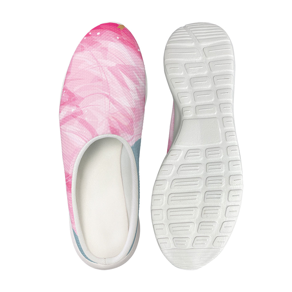 Sweet Cotton Candy Print Mesh Casual Shoes