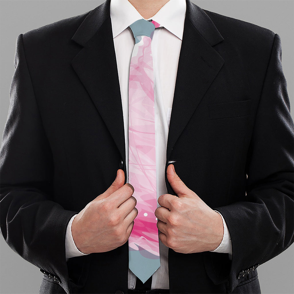 Sweet Cotton Candy Print Necktie