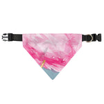 Sweet Cotton Candy Print Over The Collar Dog Bandana