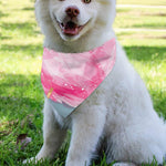 Sweet Cotton Candy Print Over The Collar Dog Bandana