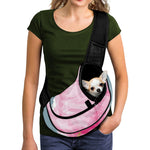 Sweet Cotton Candy Print Pet Sling Carrier