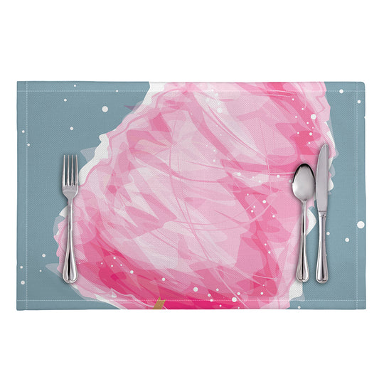 Sweet Cotton Candy Print Placemat