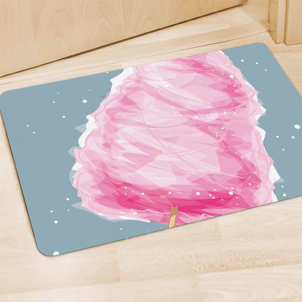Sweet Cotton Candy Print Polyester Doormat