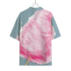 Sweet Cotton Candy Print Rayon Hawaiian Shirt