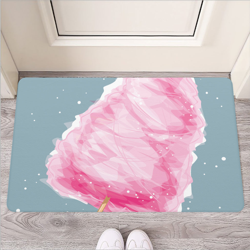 Sweet Cotton Candy Print Rubber Doormat