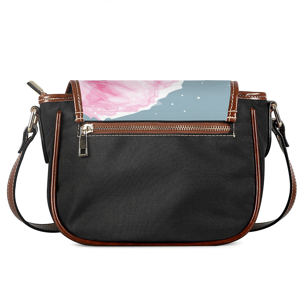 Sweet Cotton Candy Print Saddle Bag