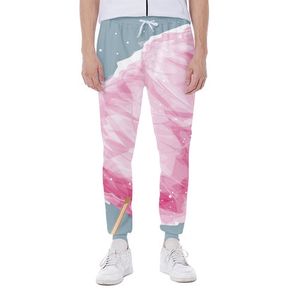 Sweet Cotton Candy Print Scuba Joggers