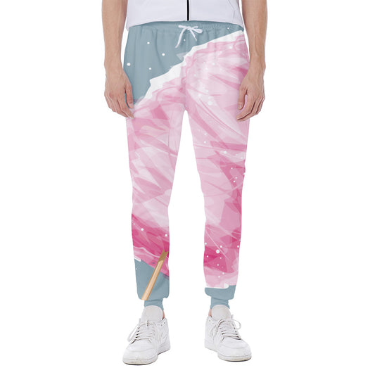Sweet Cotton Candy Print Scuba Joggers