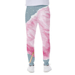 Sweet Cotton Candy Print Scuba Joggers