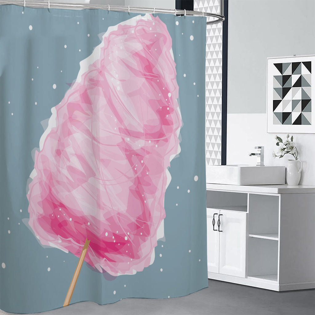 Sweet Cotton Candy Print Shower Curtain