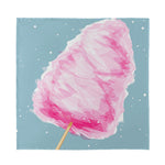 Sweet Cotton Candy Print Silk Bandana