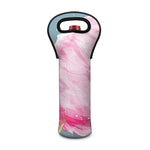 Sweet Cotton Candy Print Single Neoprene Wine Tote