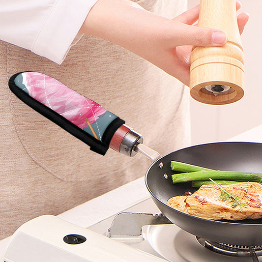 Sweet Cotton Candy Print Skillet Handle Cover
