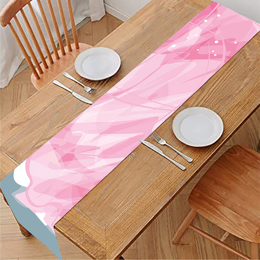 Sweet Cotton Candy Print Table Runner