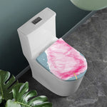 Sweet Cotton Candy Print Toilet Lid Cover